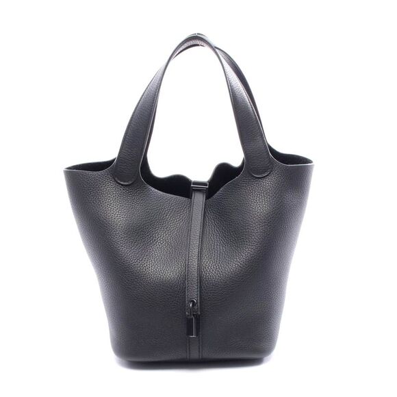 Hermes Picotin Lock MM Black Handbag